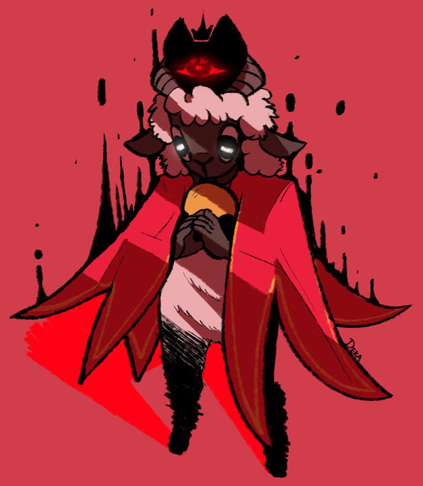 The Lamb from "Cult of the Lamb"